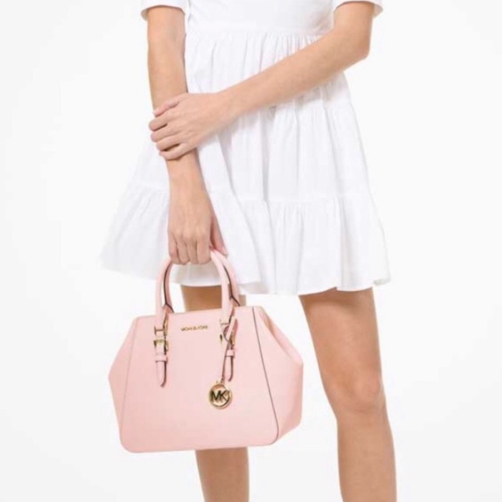 NWT Michael Kors Charlotte LG Satchel - Picture 2 of 8